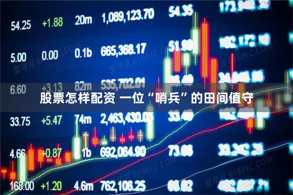 股票怎样配资 一位“哨兵”的田间值守
