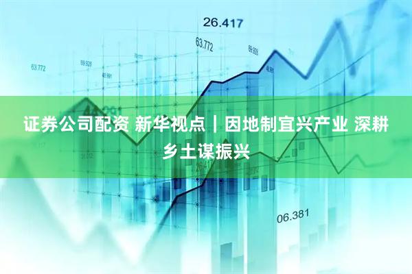 证券公司配资 新华视点｜因地制宜兴产业 深耕乡土谋振兴